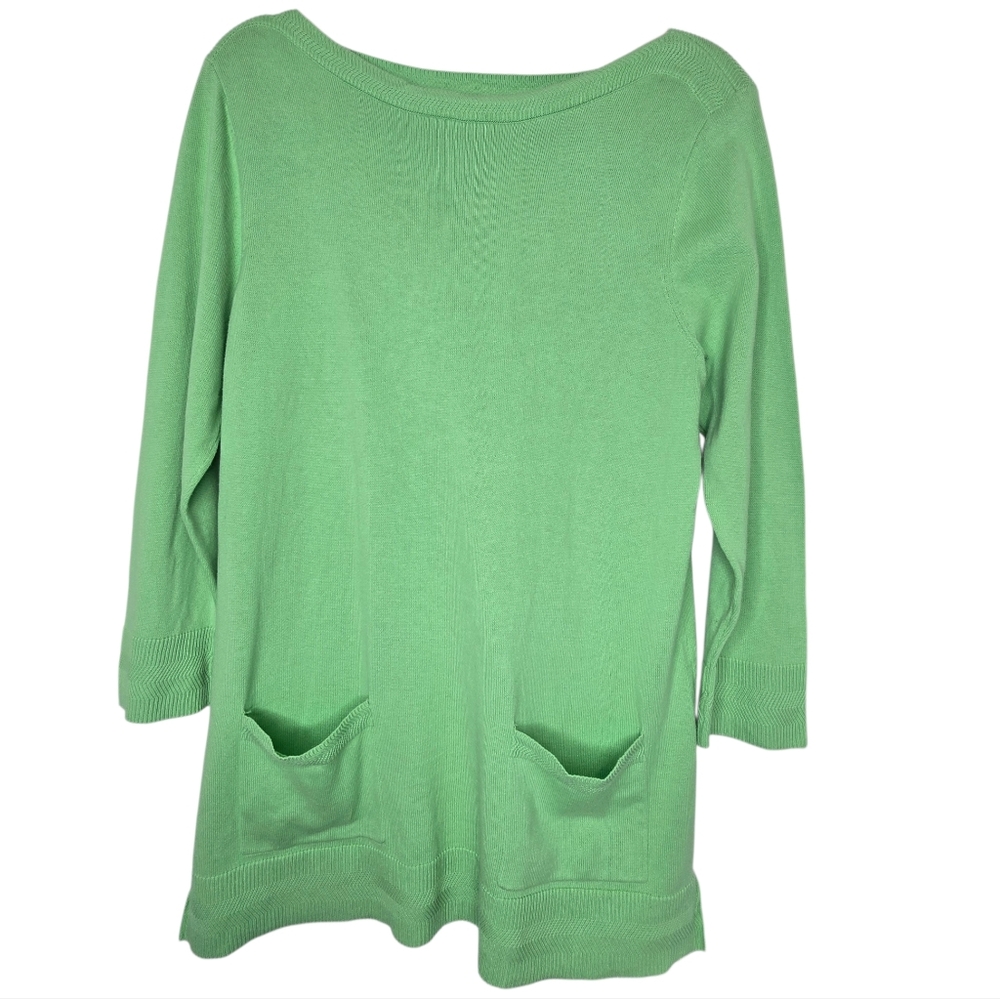 Jeanne Pierre Tunic Sweater with front pockets